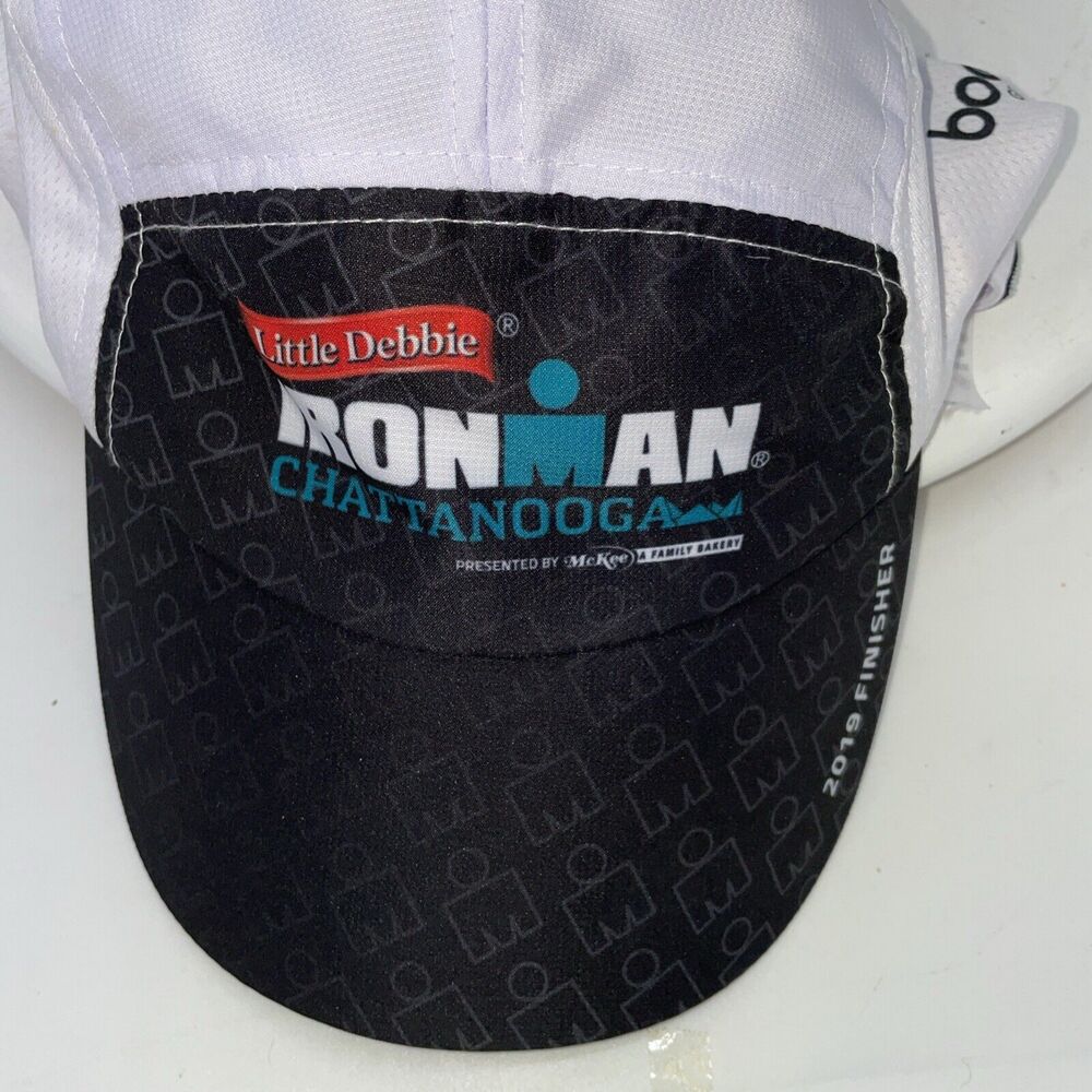 New Ironman CHATTANOOGA 2019 5 Panel Strap Back Hat White Adjustable
